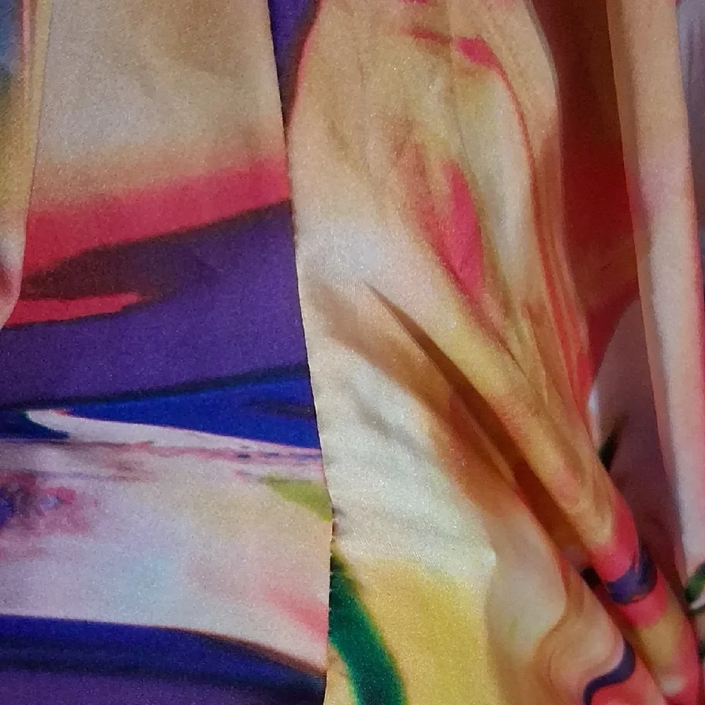 SHEIN Colorful Long Sleeve Dress - Picture 4 of 4